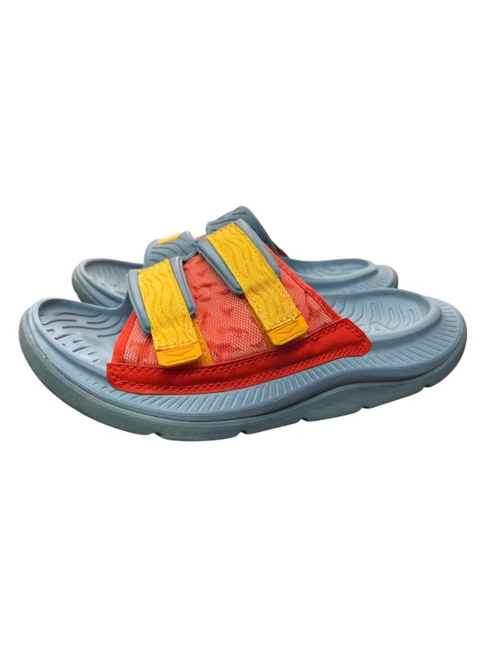 Hoka Ora Luxe Sandals Fiesta/Amber Yellow Women's 10 Slides